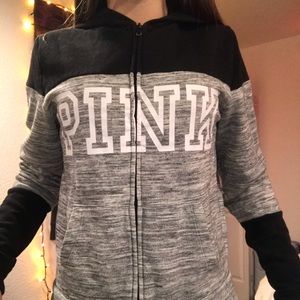 VS pink hoodie